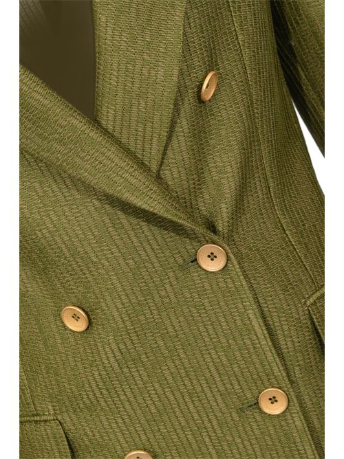 Giacca J-Parigi doppiopetto in cotone Verde Tagliatore | J-PARIGIB SV 340311 EV804678